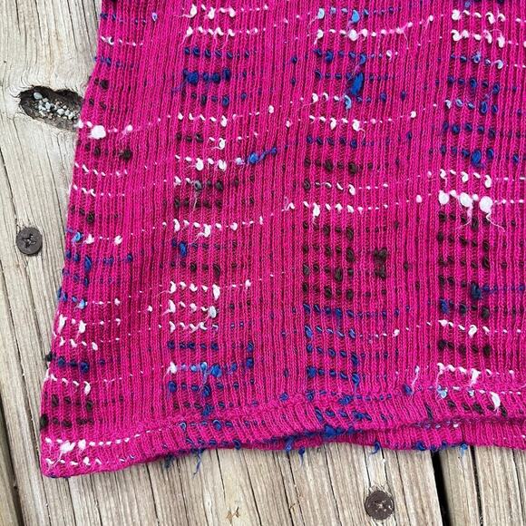 Zara Women's Pink Mixed Thread Cropped Top Size S - Picture 4 of 5